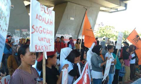Warga Demo, Anggap BLSM Hanya ‘Sogokan’